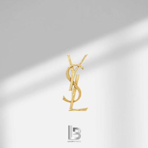 Saint Laurent Cassandre brooch in metal