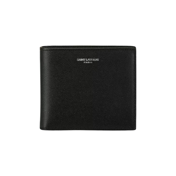 Saint Laurent Paris East/West Wallet in grain de poudre leather