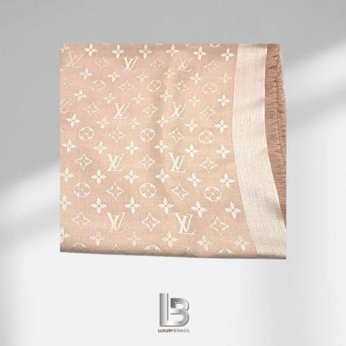 Louis Vuitton Monogram Beige Shawl