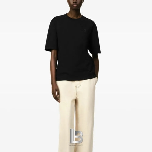 Ami de Coeur Black In Black t-shirt in organic cotton jersey