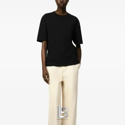 Ami de Coeur Black In Black t-shirt in organic cotton jersey