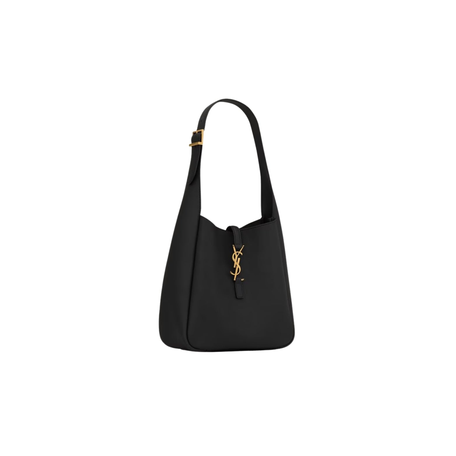 Saint Laurent Le 5 à 7 Small in black gold – hardware close-up