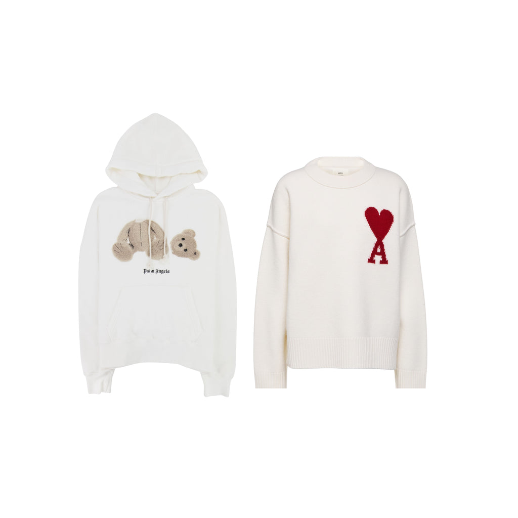 The Classic Bundle V3 — Palm Angels Hoodie & Ami Paris Knit