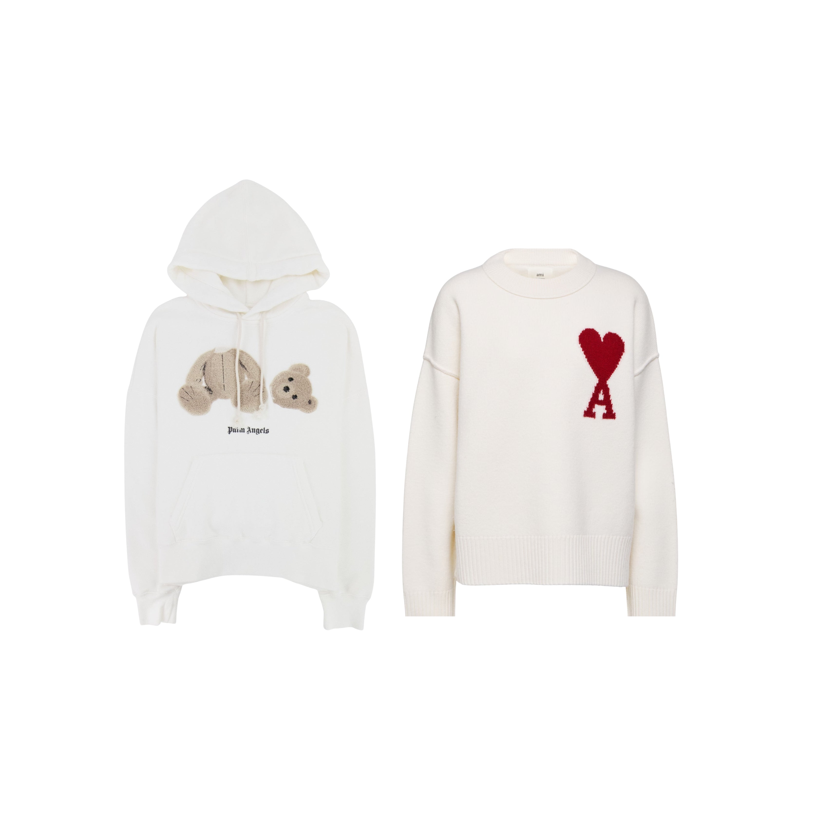 The Classic Bundle V3 — Palm Angels Hoodie & Ami Paris Knit