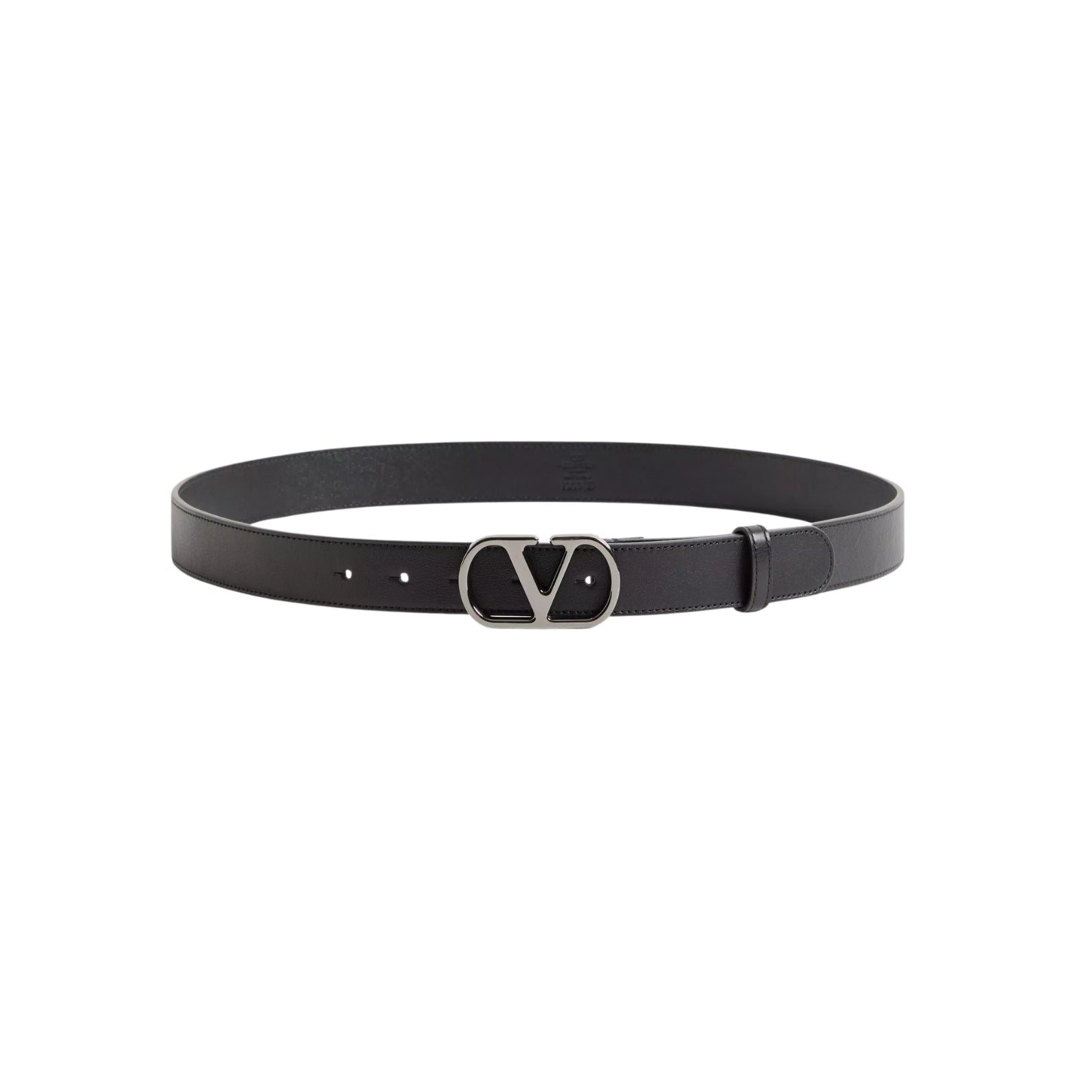 Valentino VLogo Signature Belt In Shiny Calfskin 30 Mm