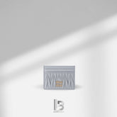 Miu Miu Matelassé nappa leather card holder