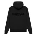Fear of God Essentials Felt Logo Hoodie in black