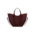 Polène Cyme Mini in textured black cherry leather