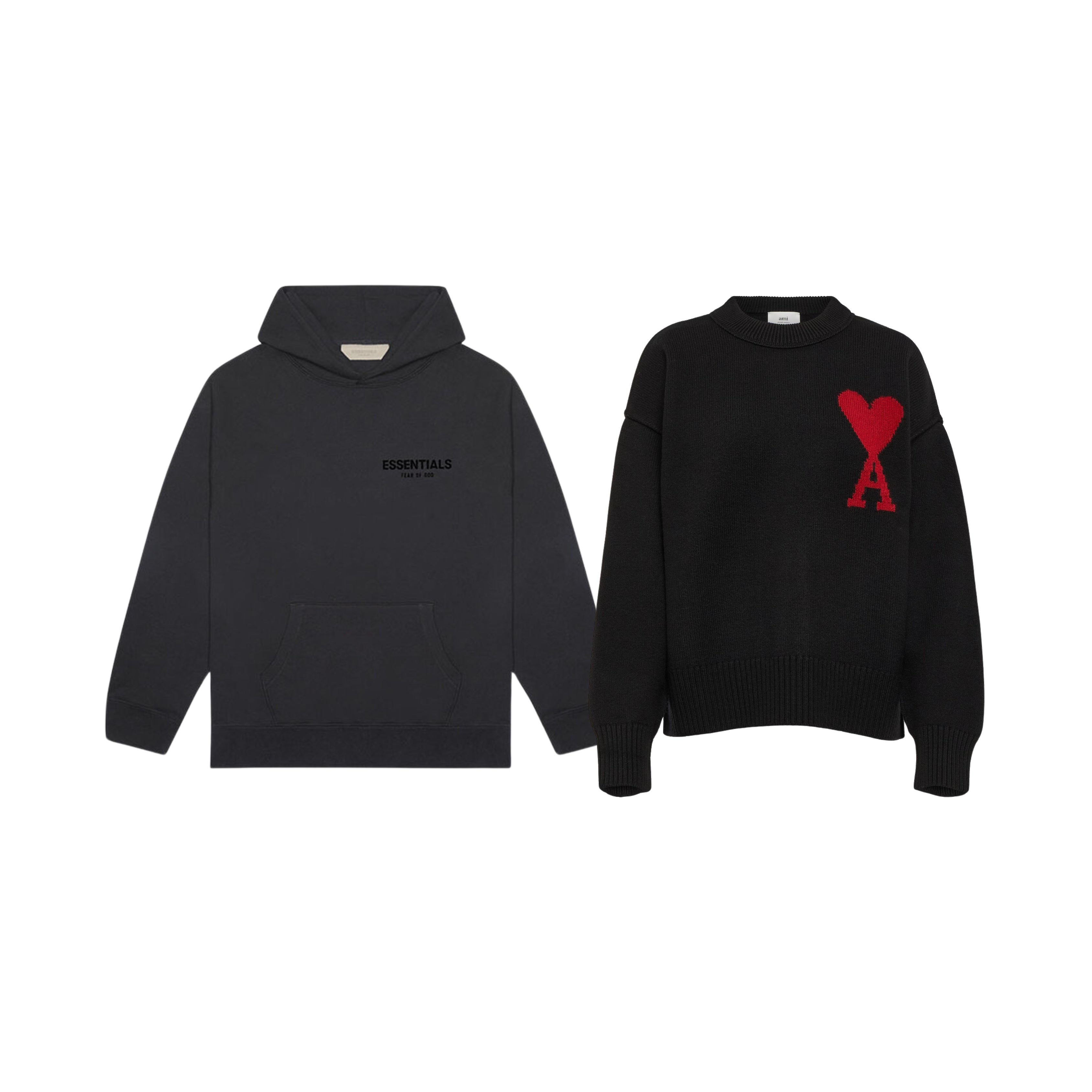The Classic Bundle — Fear of God Hoodie & Ami Paris Knit