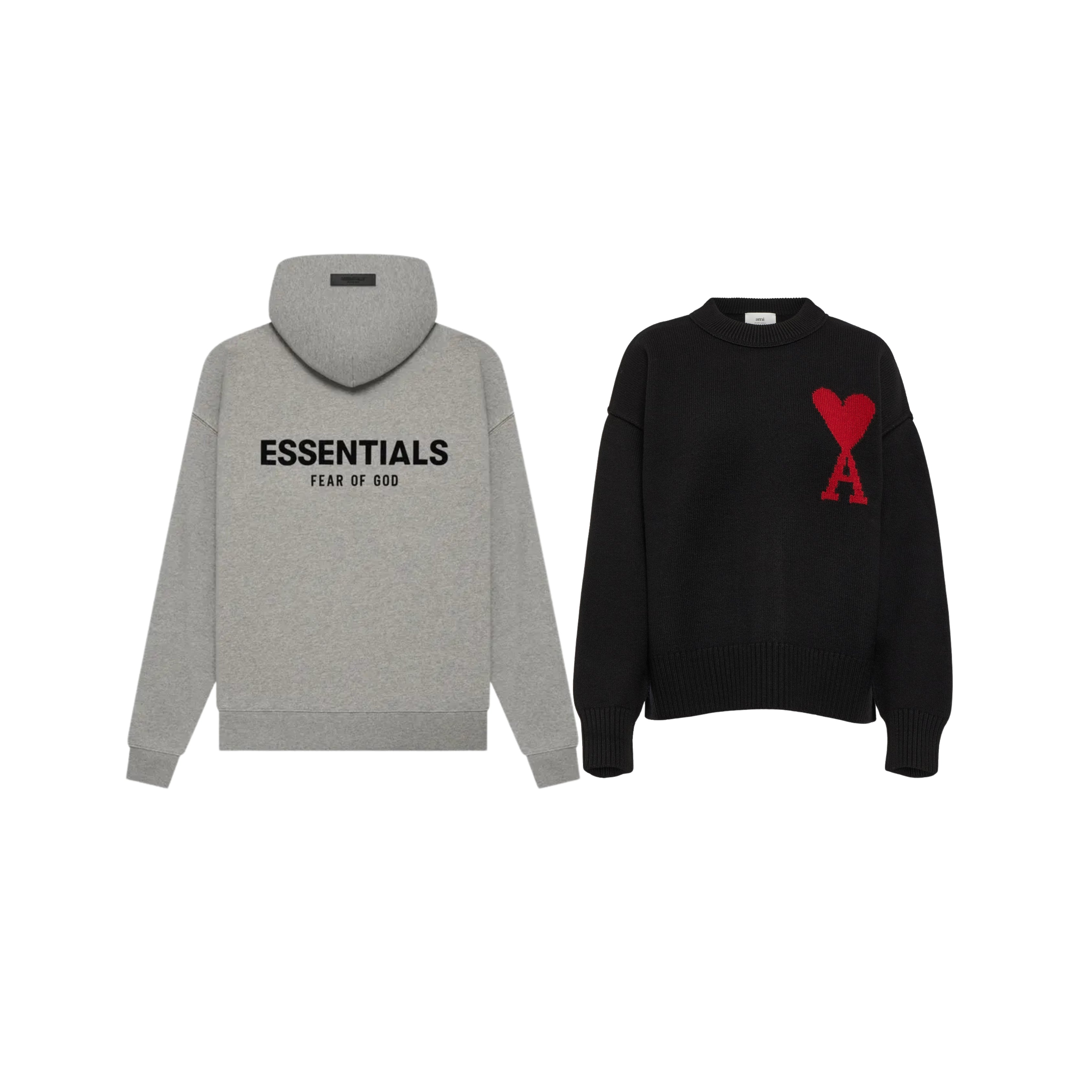 The Classic Bundle — Fear of God Hoodie & Ami Paris Knit