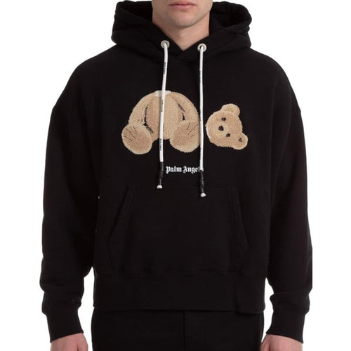 Bear Hoodie in black – detail view