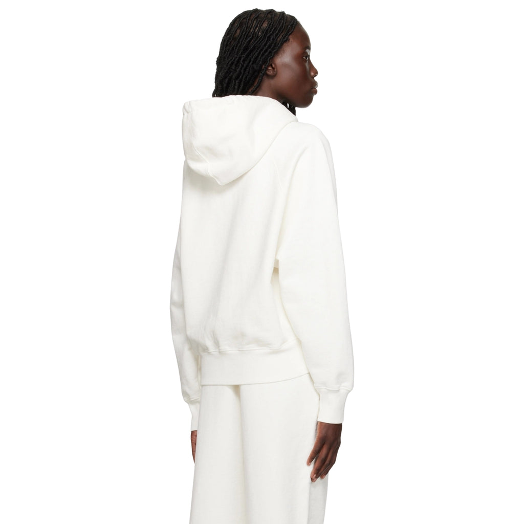 Zipped Cotton Jacket in white – styled view
