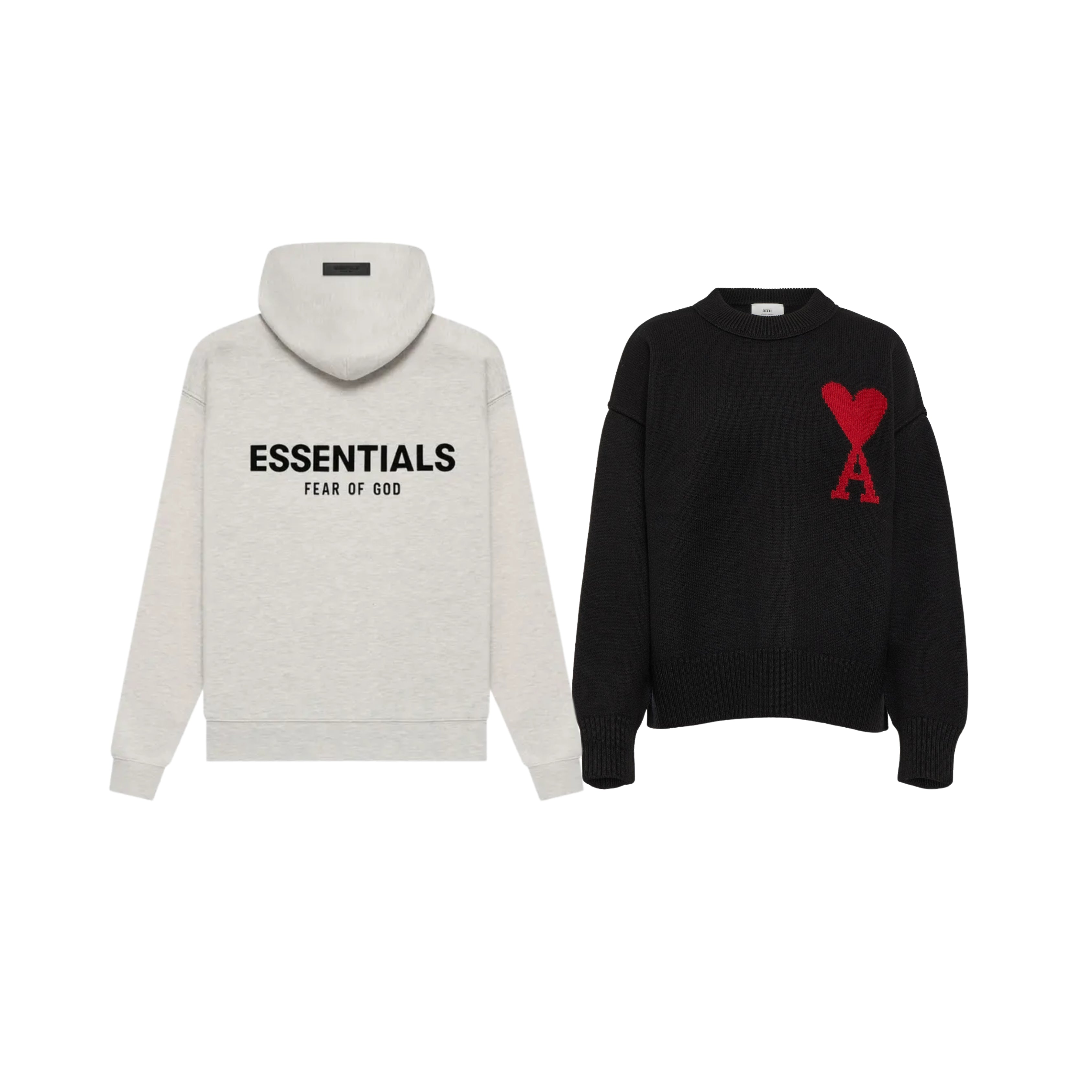 The Classic Bundle — Fear of God Hoodie & Ami Paris Knit