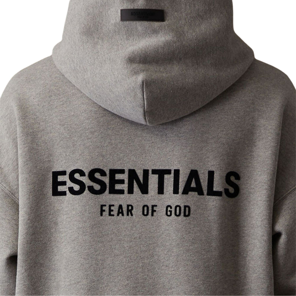 Fear of God Essentials in Dark Oatmeal – back view