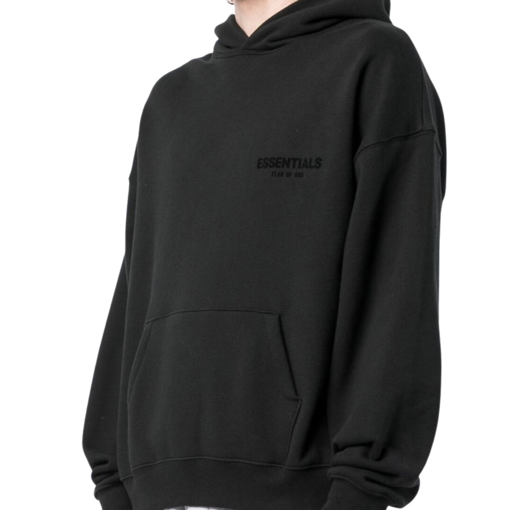 Fear of God Essentials in black – back view