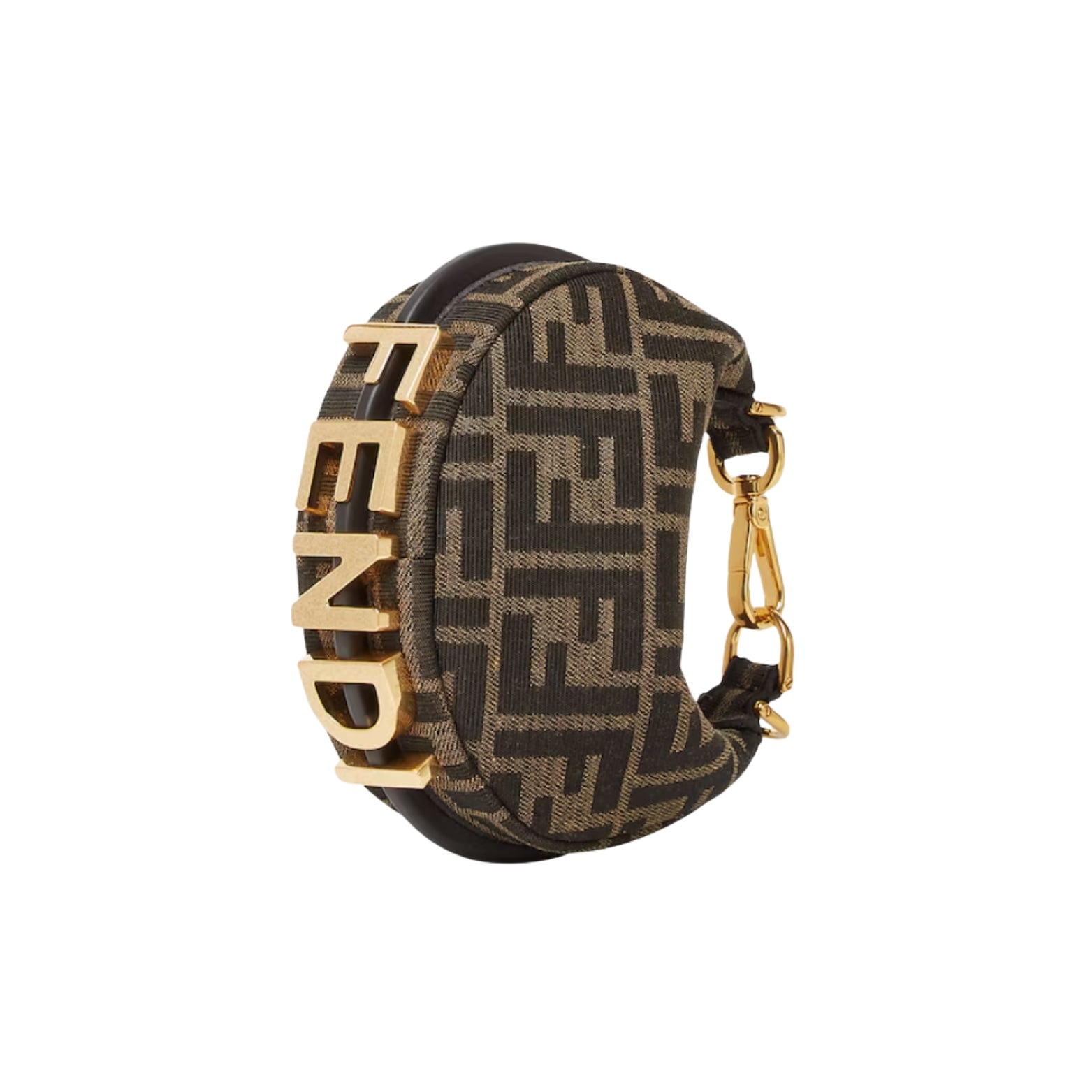 Fendi Nano Fendigraphy Brown fabric