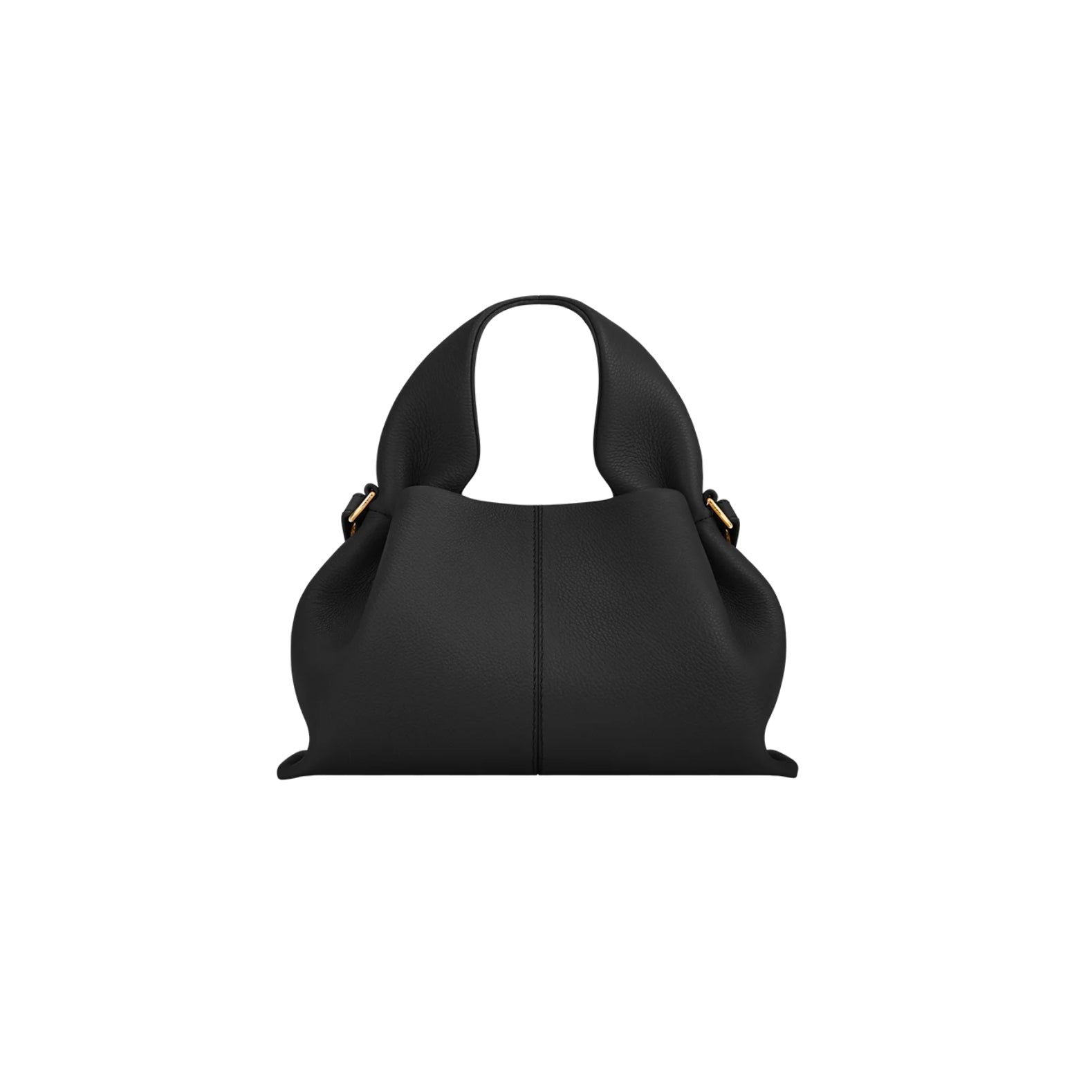 Polène Numéro Neuf Mini in Black Leather