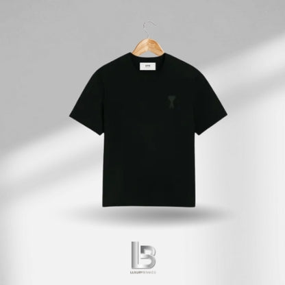 Ami de Coeur Black In Black t-shirt in organic cotton jersey
