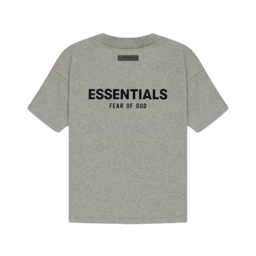 Fear of God Essentials T-shirt in Dark Oatmeal with rubber logo
