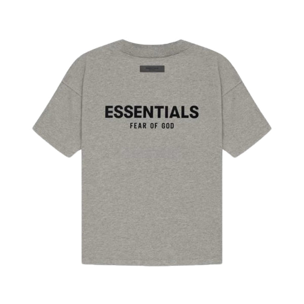 Fear of God Essentials T-shirt in Dark Oatmeal with rubber logo