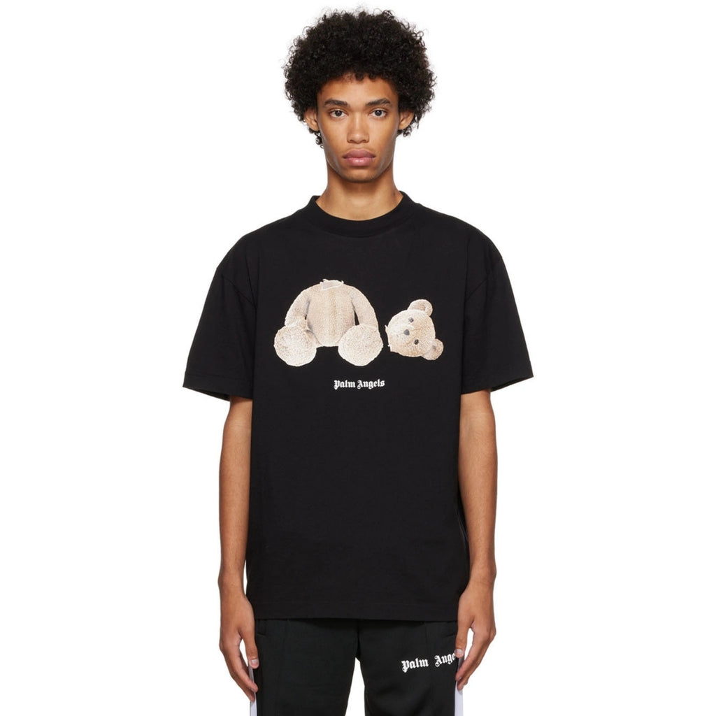 Bear T-shirt in black – detail view