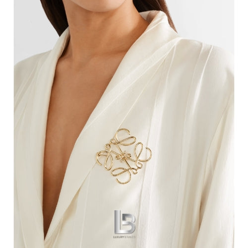 Loewe Gold-tone brooch