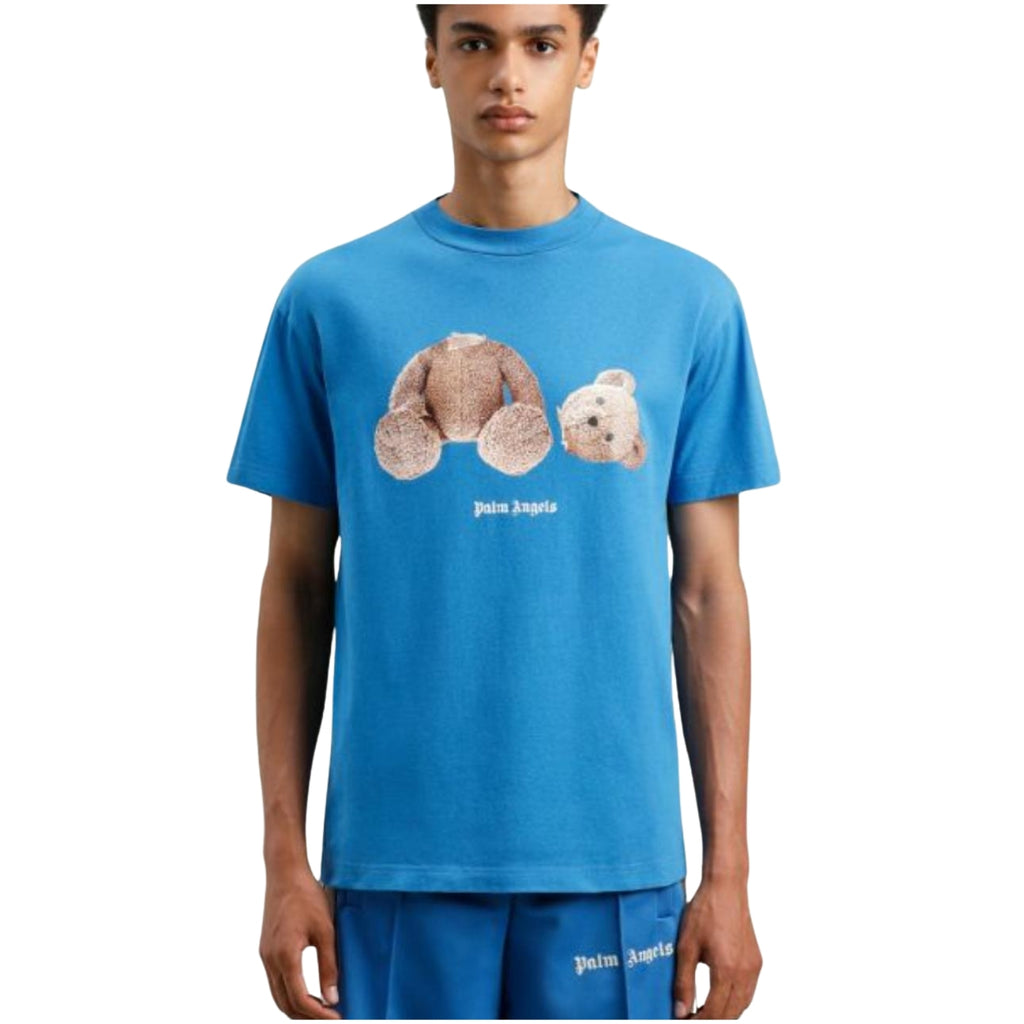 Bear T-shirt in blue – detail view