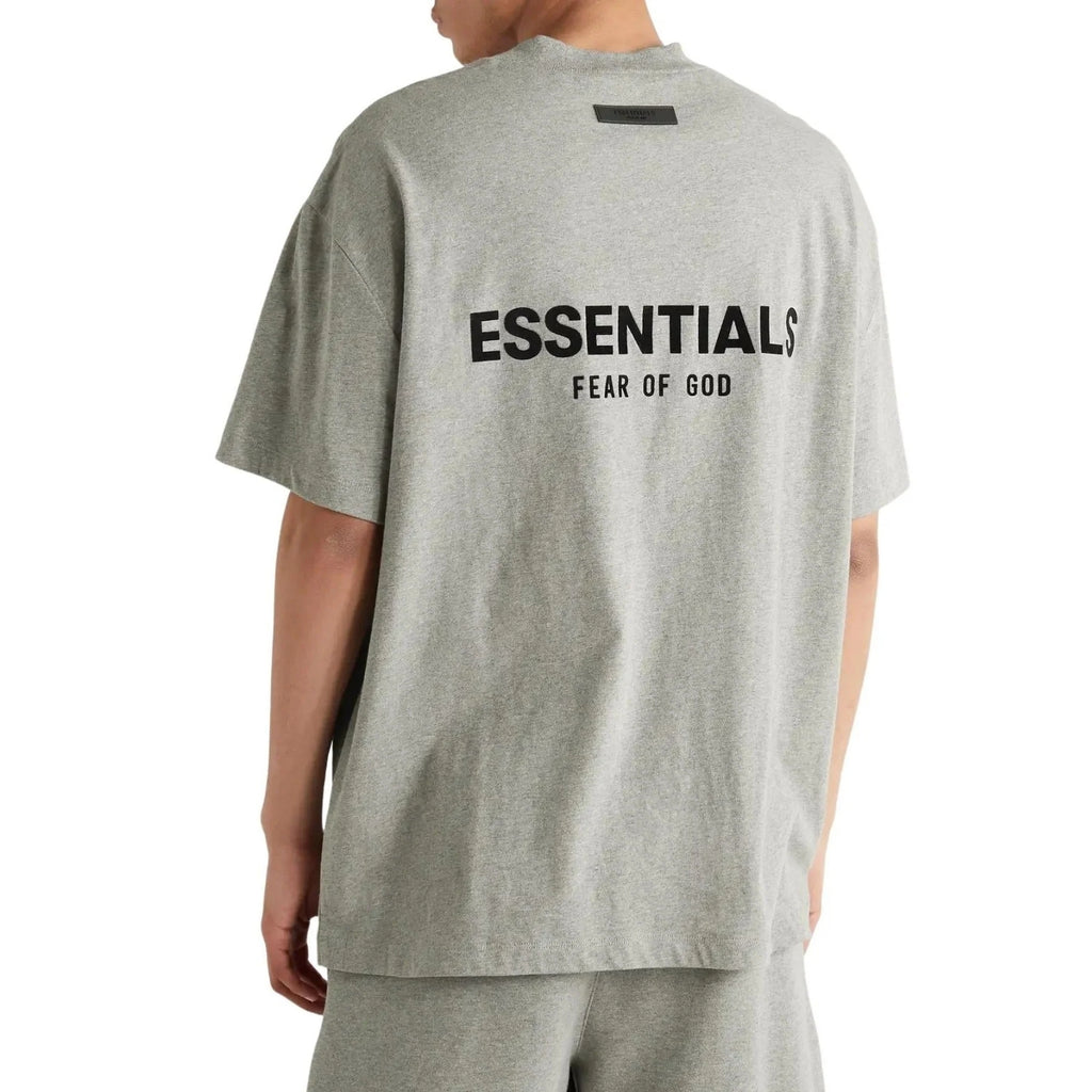 Fear of God Essentials in Dark Oatmeal – detail view