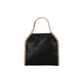 Stella McCartney Falabella Mini Tote in black with gold chain