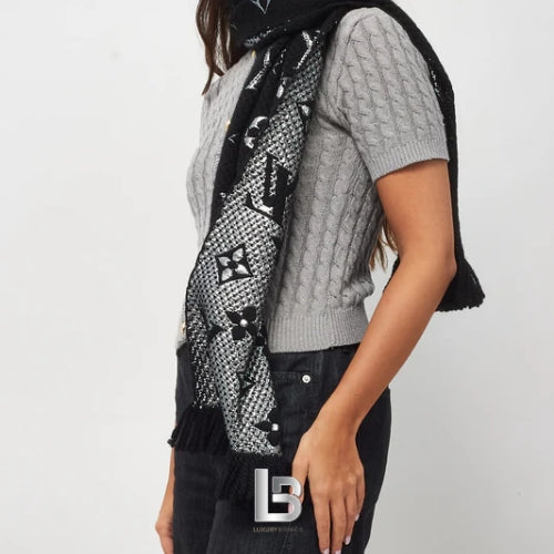 Louis Vuitton Logomania Wool Scarf