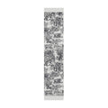 Dior Toile de Jouy Sauvage Scarf in navy cashmere wool