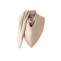 Louis Vuitton Moonlight Shawl in beige silk-wool with metallic shimmer