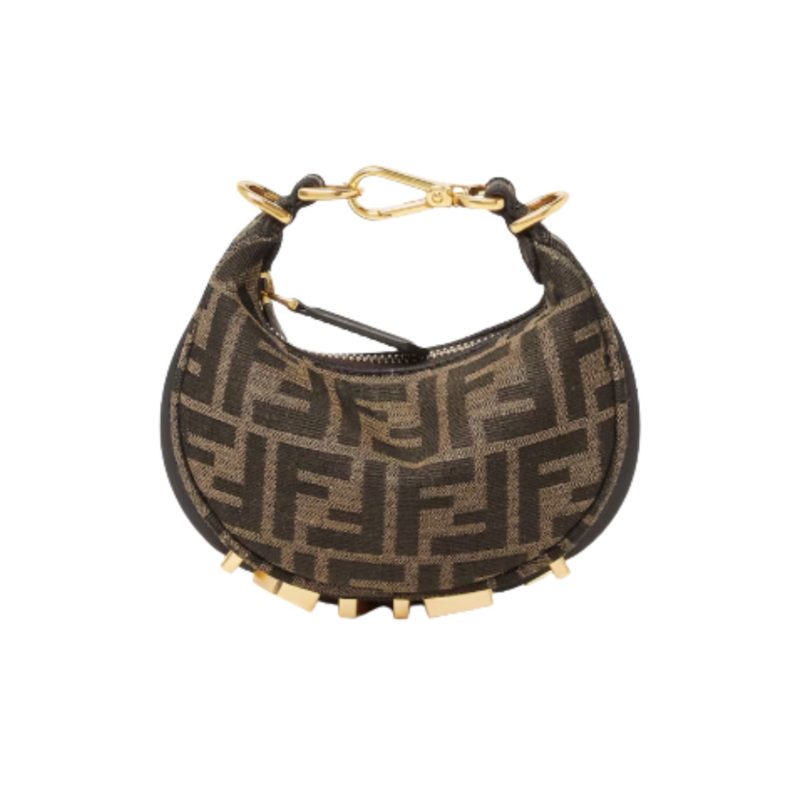 Fendi Nano Fendigraphy Brown fabric