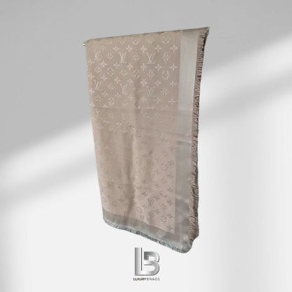 Louis Vuitton Monogram Beige Shawl