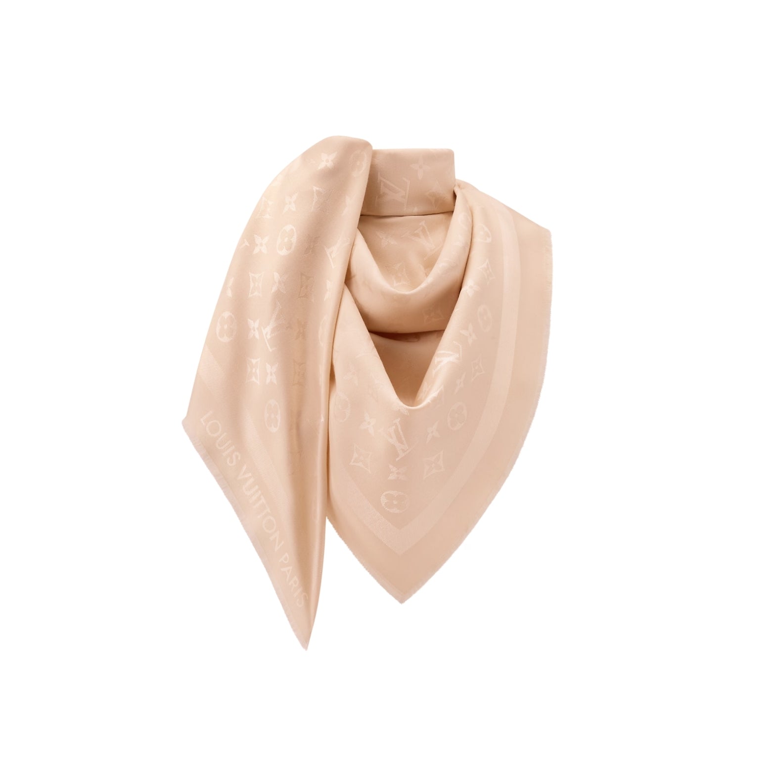 Louis Vuitton Monogram Classic Shawl in Beige Clair