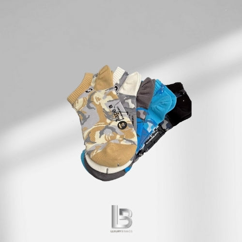 Aape Men Short Socks (Pack Of 5)