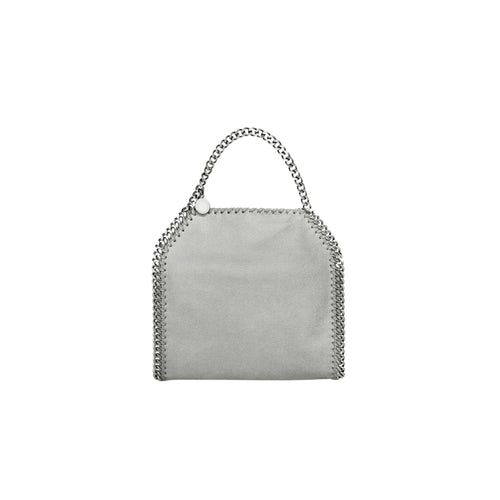 Falabella Tiny Tote in light grey