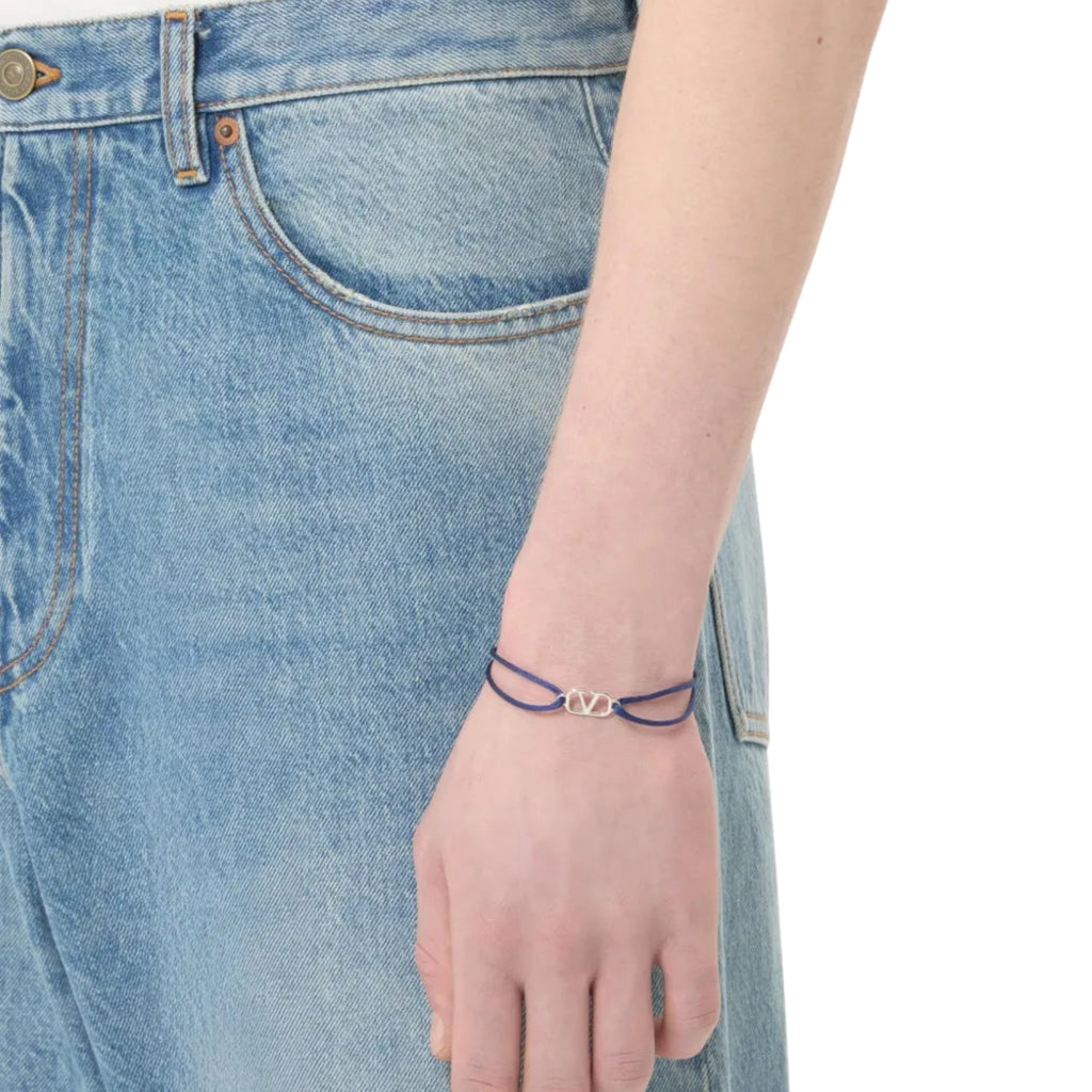 Valentino Garavani VLogo Bracelet – styled view