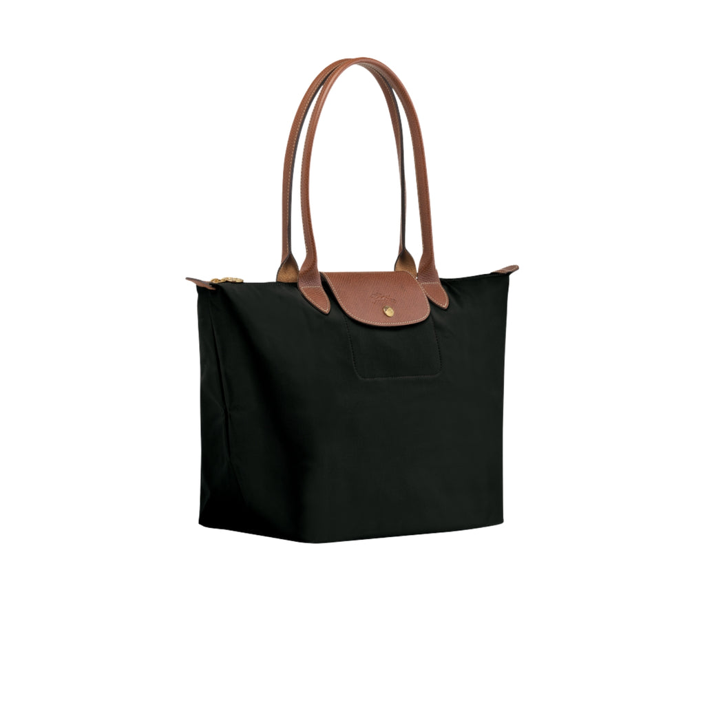 Longchamp Le Pliage Large in black – detail view