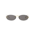 First Crystal Sunglasses in gold with crystal F