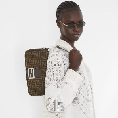 Fendi First Crystal Gold-colored sunglasses