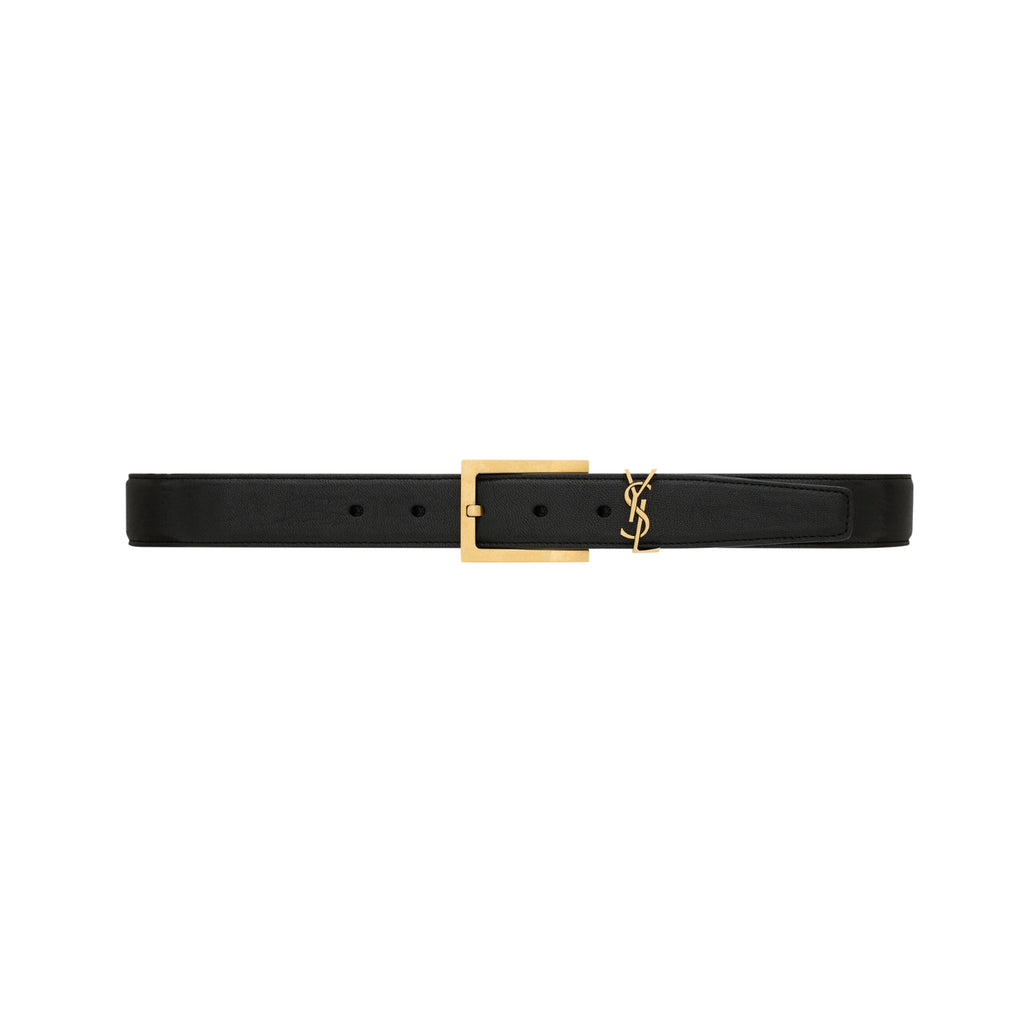 Cassandre 3CM Belt in black leather