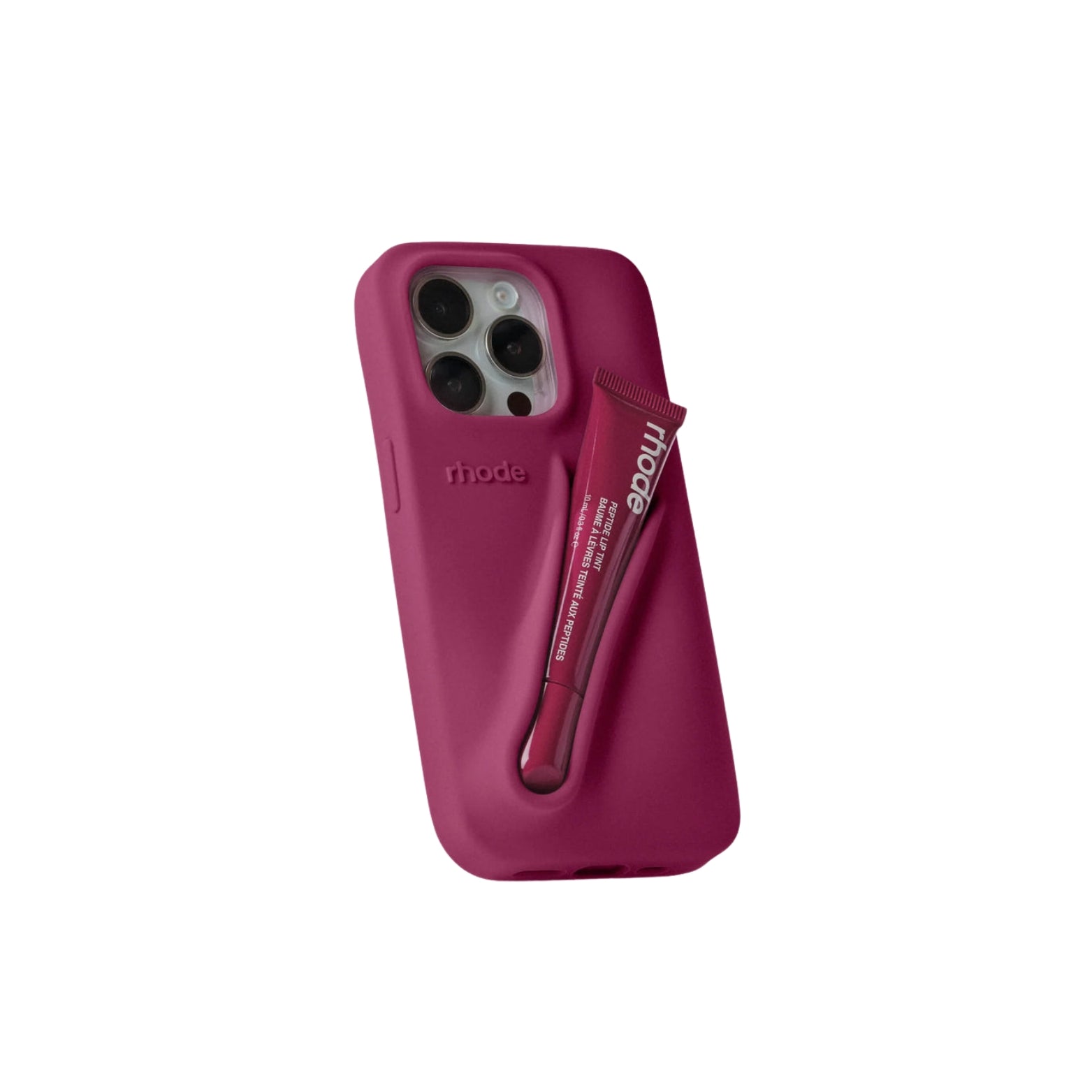 Lip Case with Peptide Lip Tint in Raspberry Jelly
