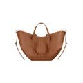 Polène Cyme Tote in textured camel leather