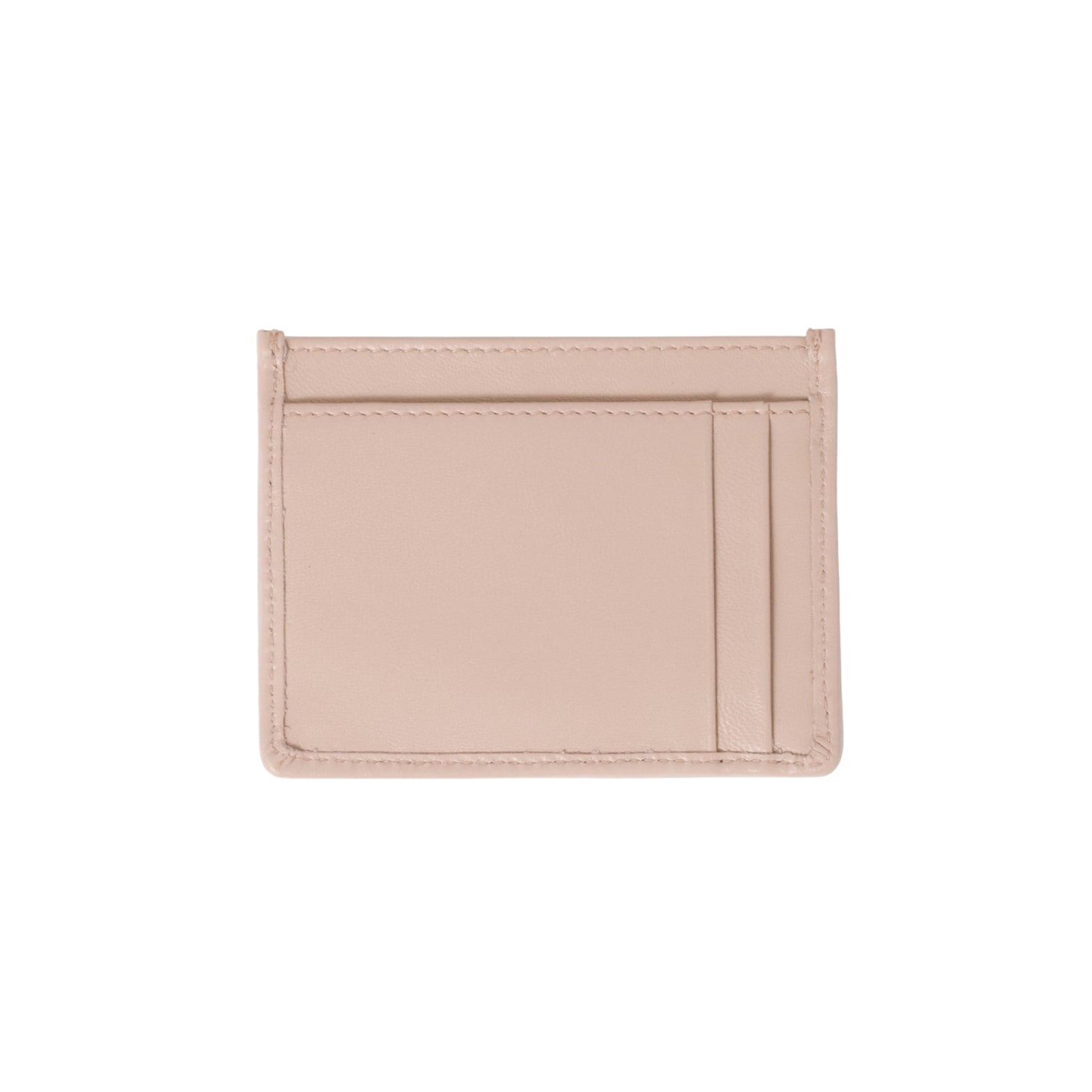 Miu Miu Card Holder in powder pink matelassé – detail view