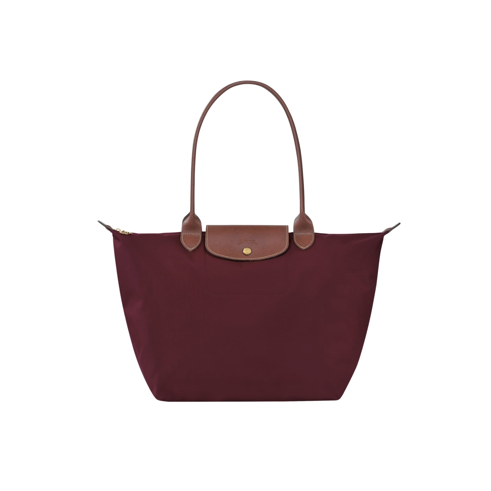 Longchamp Le Pliage Original Large Tote in burgundy nylon