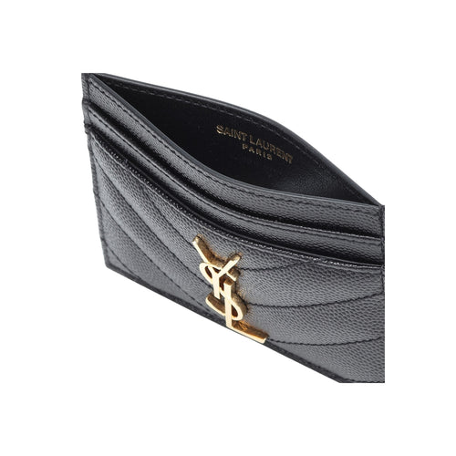 Monogramme Cardholder in black – detail view
