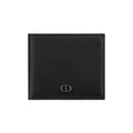 Dior Icon Bifold Wallet in black grained calfskin