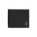 Saint Laurent Tiny Cassandre East/West Wallet in grained leather