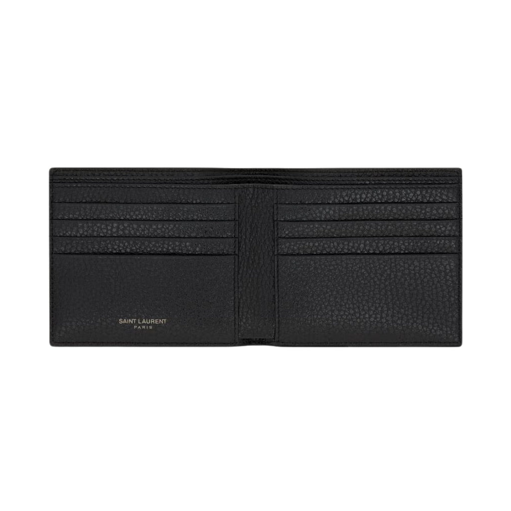 Saint Laurent East/West Wallet in grained leather – detail view